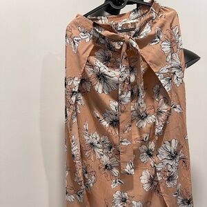 Blu Pepper High Waist Floral Maxi Skirt